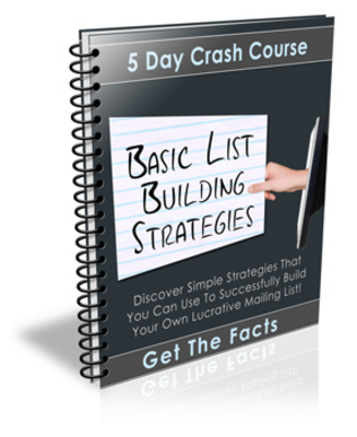 Product picture Basic List Building Strategies Course - Plr!