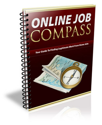 Product picture Online Job Compass - Guide To Finding Work From Home Jobs!