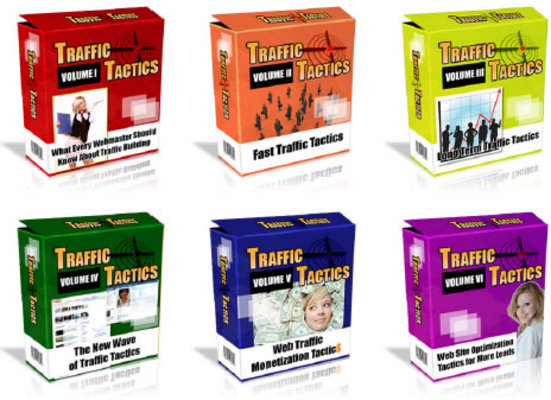 Product picture 750 Traffic Tactics volumes 1-6 with Plr!