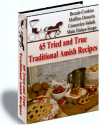 Product picture 65 tried and true amish recipes 