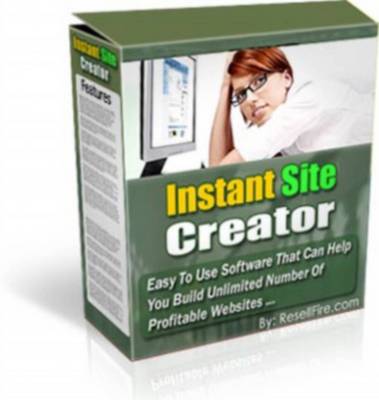 Product picture Instant Site Creator + FULL MASTER RESELL RIGHTS