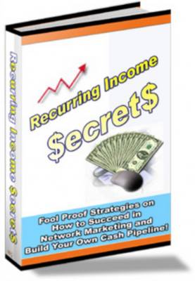 Product picture Recurring Income Success Secrets - Plr! 