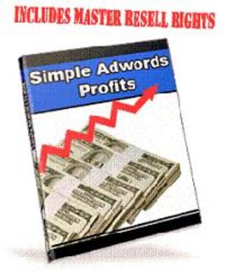 Product picture Simple Adwords Profits With Master Resale Rights