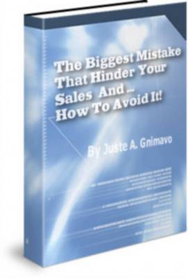 Product picture The Biggest Mistake That Hinder Your Sales And How To Avoid It - Mrr