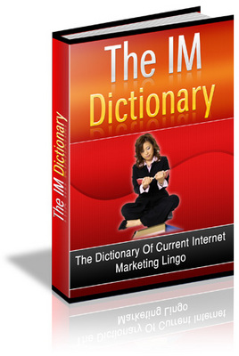Product picture The IM Dictionary - With MRR