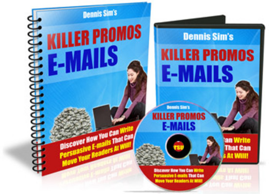 Product picture Killer Promo E-mails - Discover Hou You Can Write Persuasive E-mails That Can Move Your Readers At Will!