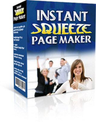 Product picture Instant Squeeze Page Maker + A Free PLR Gift For You!