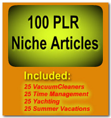 Product picture 100 PLR Niche Articles