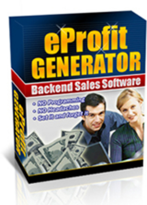 Product picture eProfit Generator - Backend Sales Automation Software - Mrr!