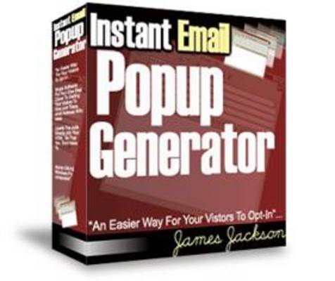 Product picture *NEW* Instant Email Popup Generator With Resale Rights