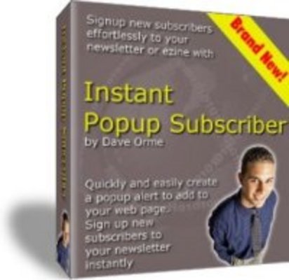 Product picture Instant Popup Subscriber - Master Resale Rights Included