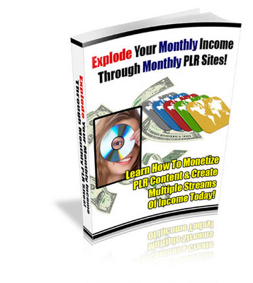 Product picture Explode Your Monthly Income Through Monthly PLR Sites!