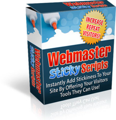 Product picture *NEW* Webmaster Sticky Scripts With Master Resale Rights