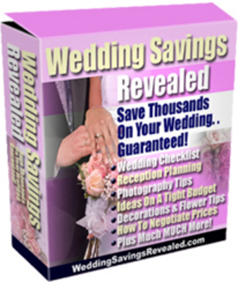 Product picture *NEW* Wedding Savings Revealed! - Plr!