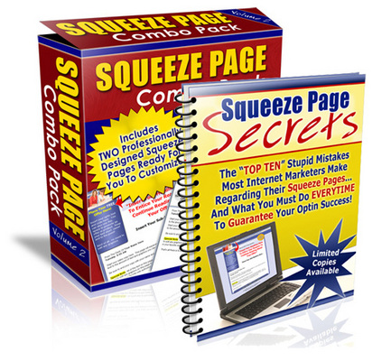 Product picture Squeeze Page Profit System Combo Pack - With PLR