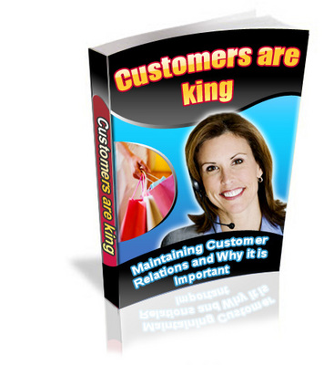 Product picture  Customers are King - Plr!