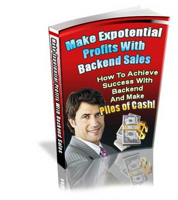 Product picture Make Exponential Profits with Backend Sales 