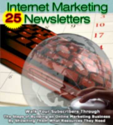 Product picture *NEW* Internet Marketing 25 Newsletters