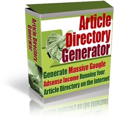 Product picture *NEW*Article Directory Generator - Private Labels Rights