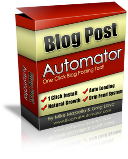 Product picture Blog Post Automator - One Click Blog Posting Tool! - Mrr