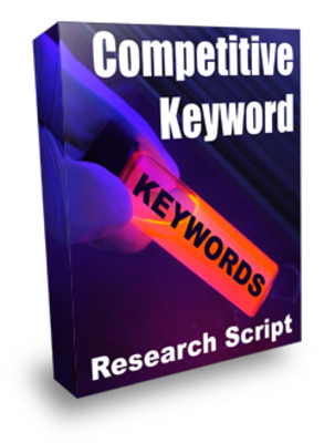 Product picture *NEW* Competitive Keyword Research Script With Resale Rights