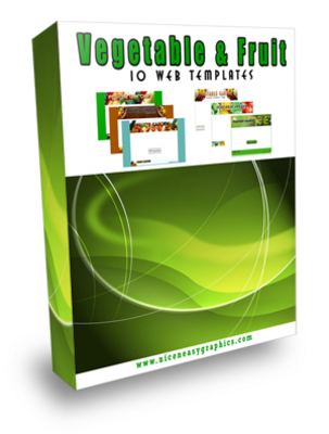 Product picture Vegetable & Fruit Garden Niche 10 Web Templates - RR