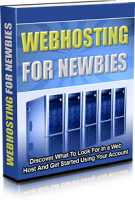 Product picture Webhosting For Newbies - Mrr