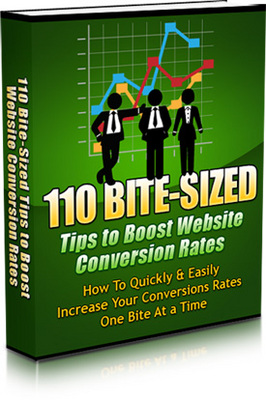 Product picture 110 Bite Sized Tips To Boost Website Conversion Rates - Mrr