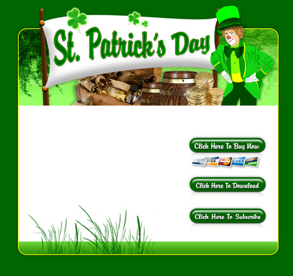 Product picture 2 High Quality St. Patricks Day Premium Templates - With PLR