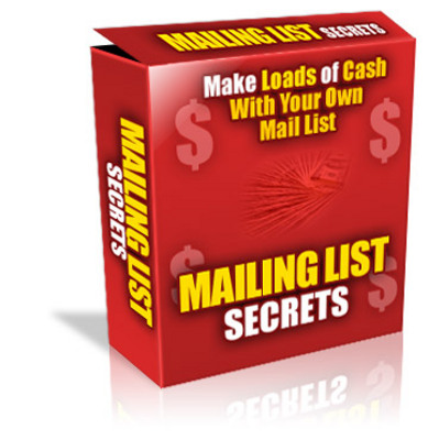 Product picture Mailing List Secrets With Master Resale Rights