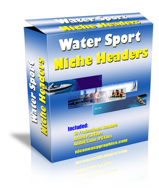 Product picture Professionally Designed Water Sports Niche Website Headers