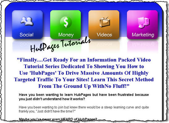 Product picture Hubpages Video Tutorials   (Mrr)