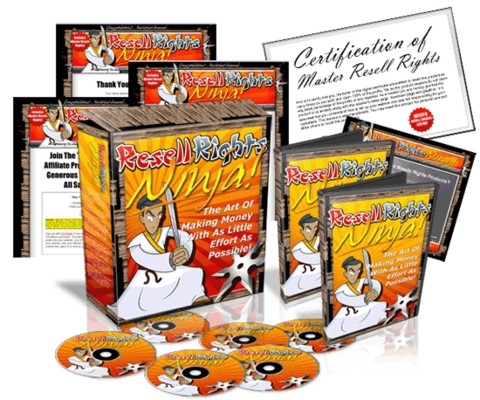 Product picture Resell Rights Ninja - Video ebook with Mrr!